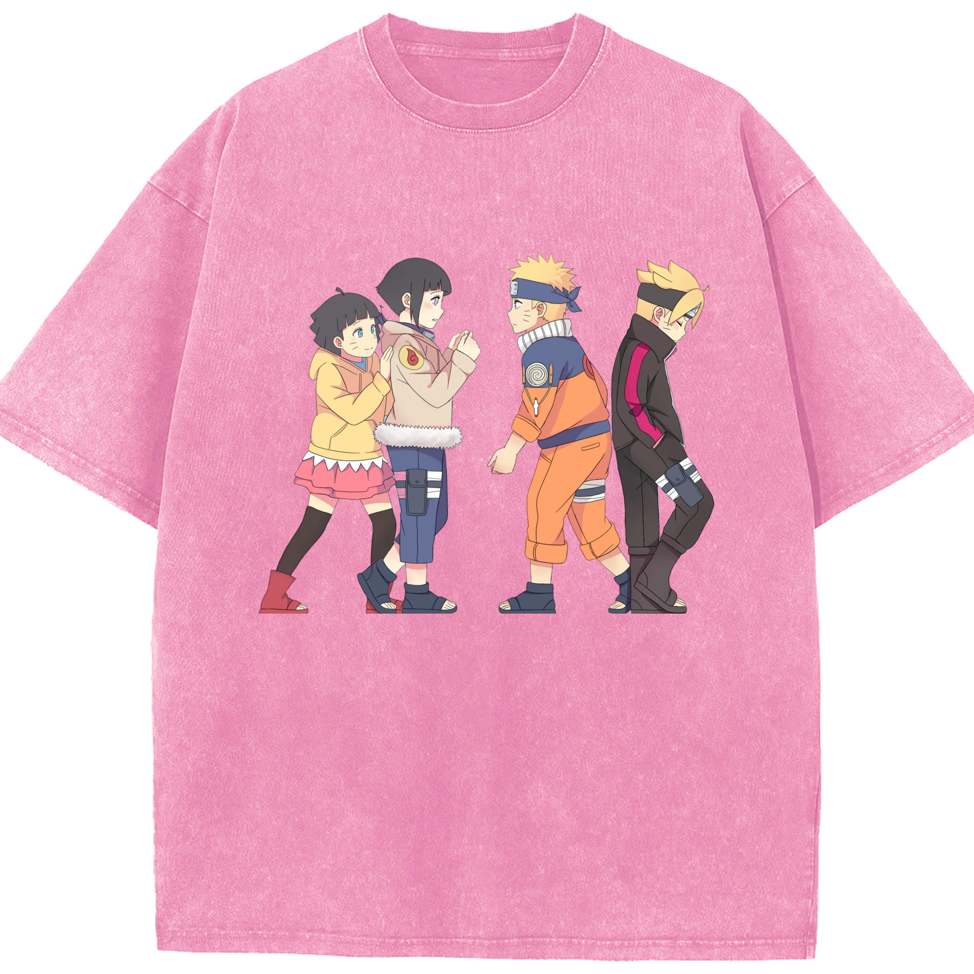 （画像用） NARUTO -ナルト- うずまき ナルト Uzumaki Naruto 綿100% ヴィンテージ風 半袖Tシャツ（フロントプリント）